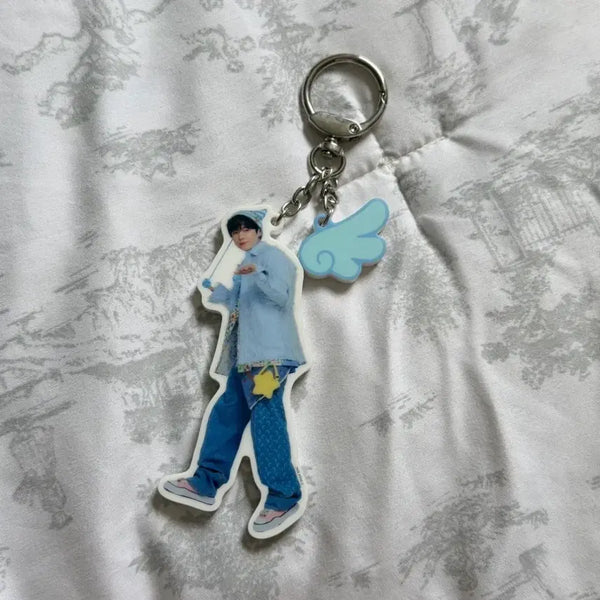 [BUNJANG] NCT WISH Yushi Winged Keyring (Unsealed) / 개봉품) Nctwish 엔시티위시 로그인 유우시 날개키링