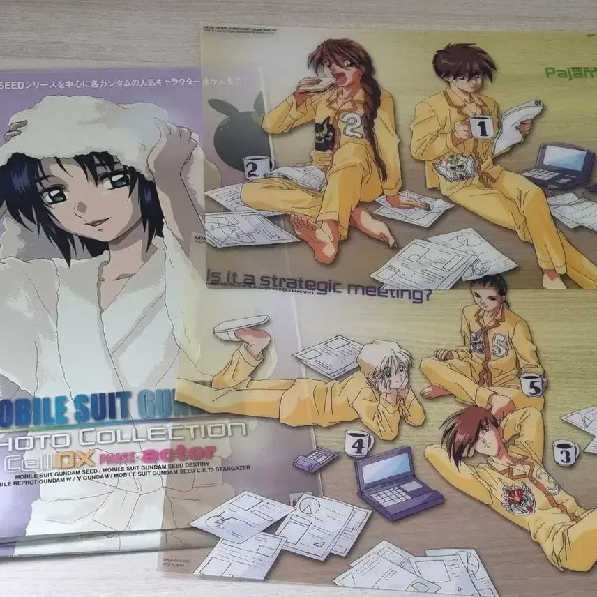 [BUNJANG] Gundam Wing Clear Poster Bundle Set / 건담w 윙 건담 포토컬렉션 클리어포스터 2개 일괄 판매