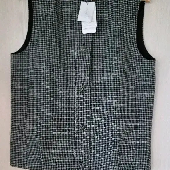 [BUNJANG] Women's Checked Vest - New, Size M / M 조끼/베스트 새상품