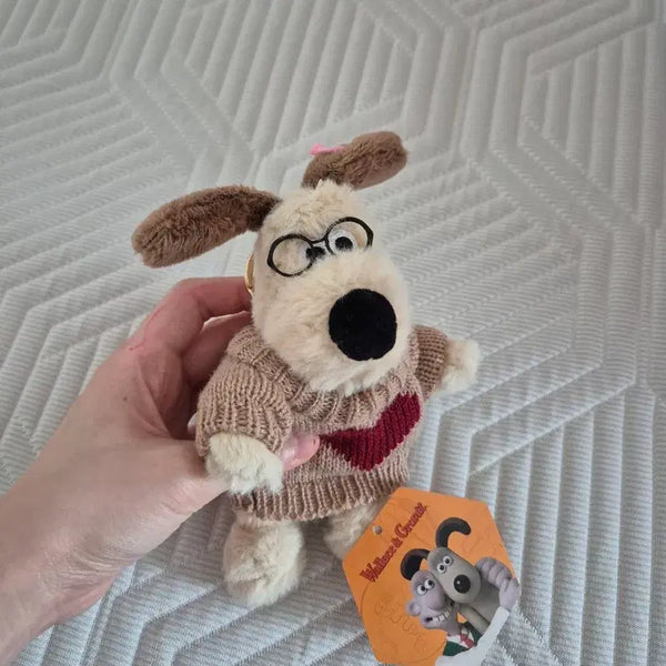 [BUNJANG] Wallace & Gromit Gromit Plush Keychain 15cm / 월레스와 그로밋 그로밋 키링 봉제인형 15cm 택O