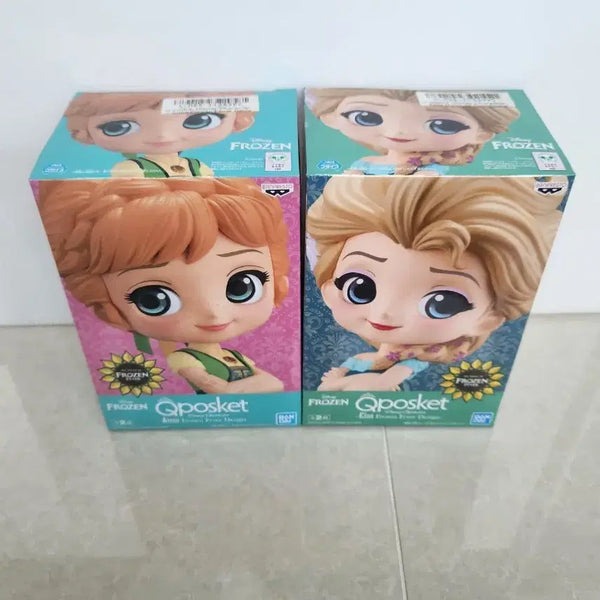 [BUNJANG] Qposket Frozen Elsa & Anna Figure Set / 큐포스켓 겨울왕국 엘사/안나 피규어 세트