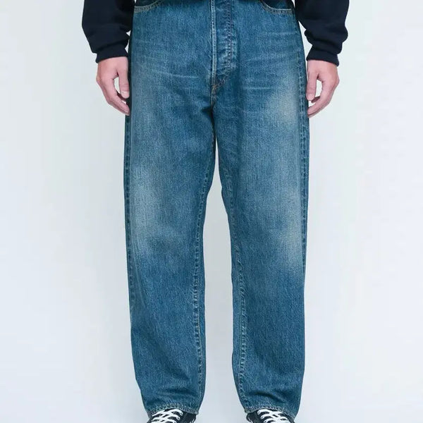 [BUNJANG] Apresse AP-4002 Washed Denim Wide Pants / [30] 아프레쎄 AP-4002 워시드 데님 와이드 팬츠