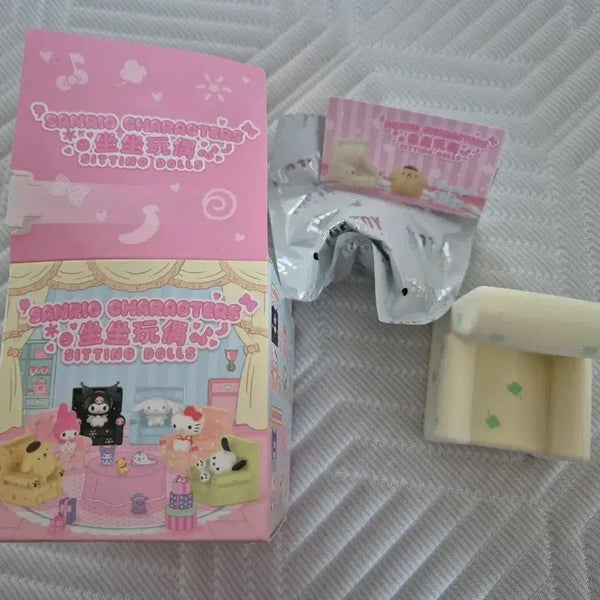 [BUNJANG] Sanrio Pompompurin Blind Box Figure Doll / 산리오 Sitting Dolls 폼폼푸린 블라인드 피규어 박스O