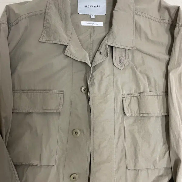 [BUNJANG] Brown Yak BDU Jacket Dark Beige / 브라운야드 워시드 BDU 자켓 다크 베이지