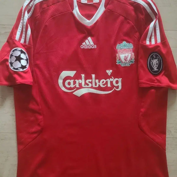 [BUNJANG] Liverpool Home 08-10 Gerrard Champions League Full Set Jersey (Overseas L) / 리버풀 홈 08-10 제라드 챔스  풀마킹 해외L