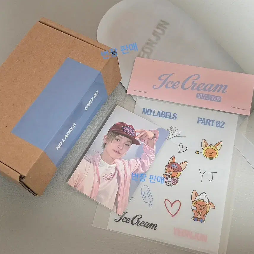[BUNJANG] TXT Yeonjun Inkigayo Special Gift Keycap & Fan Event Photocard Set / 연준 인기가요 역조공 연준 키캡