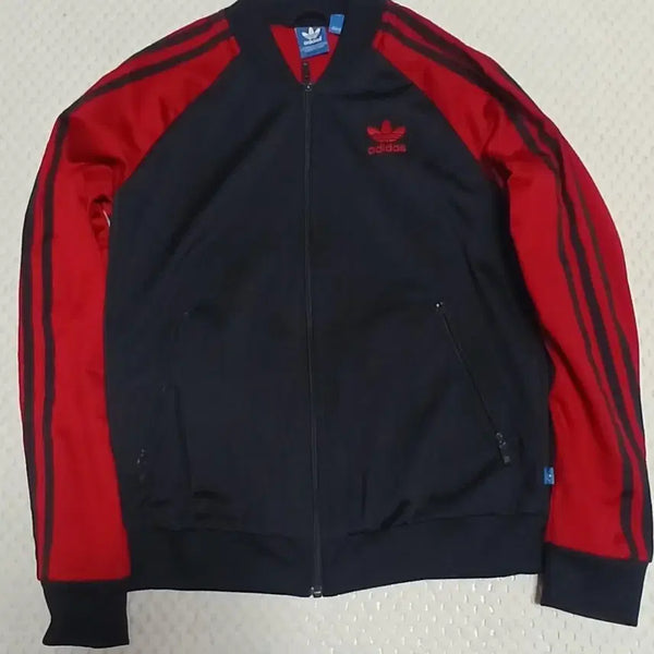 [BUNJANG] Adidas Firebird Red Black Track Top / 아디다스파이어버드레드블랙트랙탑