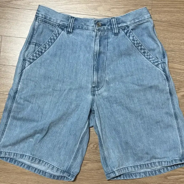 [BUNJANG] Uniqlo Denim Work Shorts Pants / 유니클로 데님 워크 쇼트 팬츠 S
