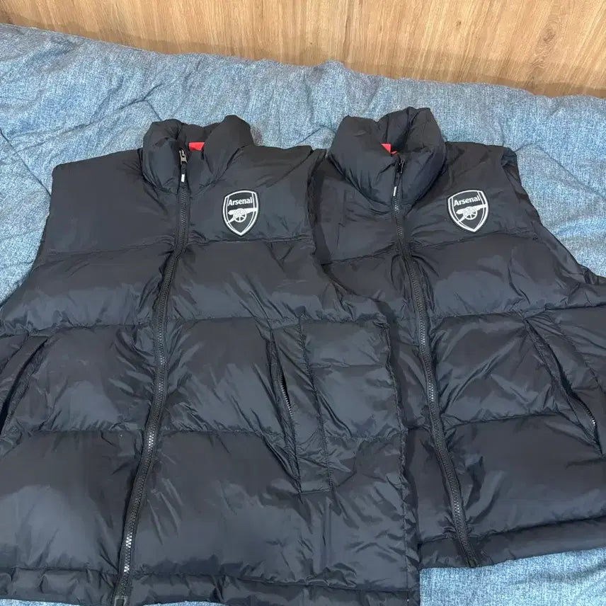 [BUNJANG] Arsenal Padded Vest Set (2 Pieces) / (새상품)아스날 패딩조끼 2개세트