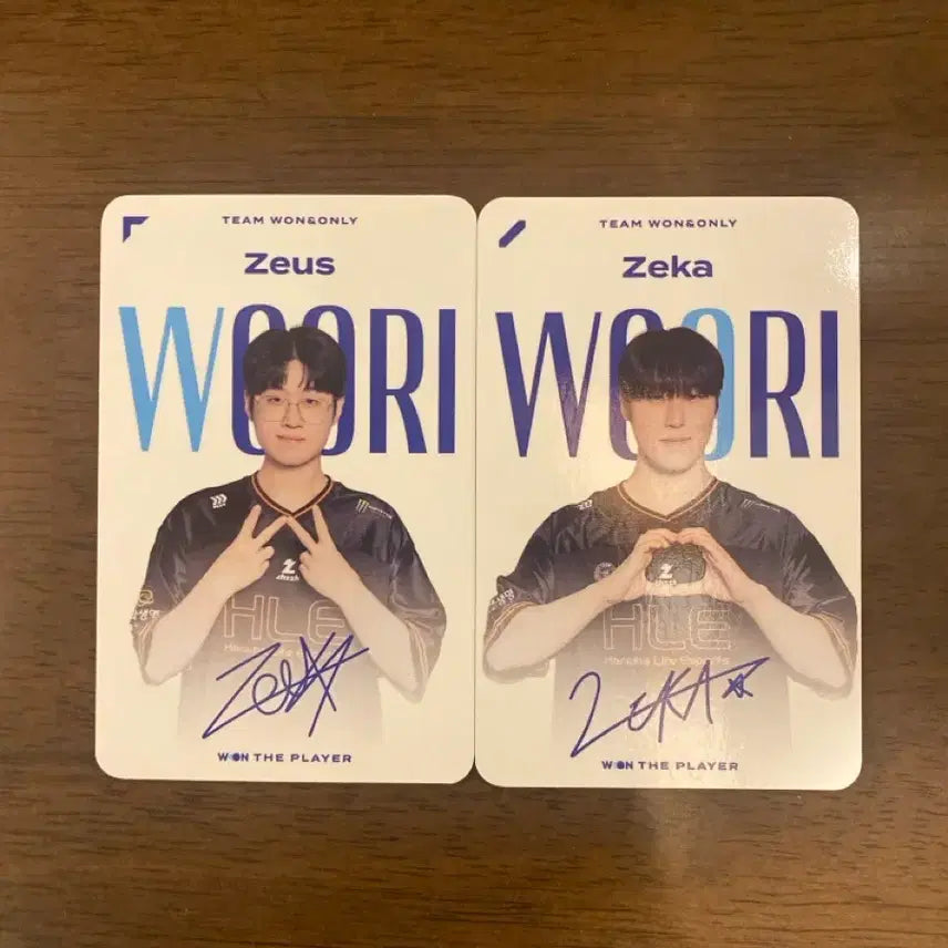 [BUNJANG] LCK Woori Bank Zeus ZeKa Photocard Bundle Set / lck우리은행 포토카드 제우스 제카