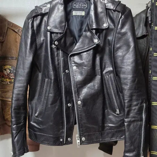 [BUNJANG] Diafvine Johnny Double Rider Jacket Horsehide Leather L / [디아프바인] 죠니 더블 라이더 자켓 (말가죽 / L사이즈)