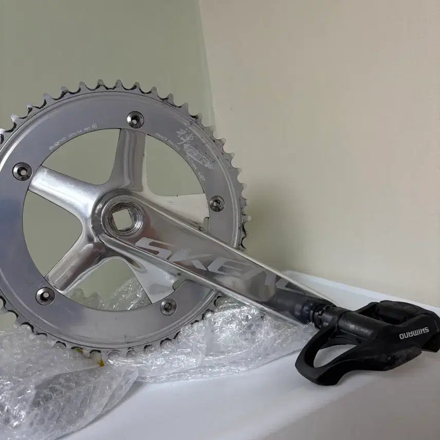 [BUNJANG] Sugino Zen 48T Crankset with Shimano BB / 스기노젠 신형 48t, 스케이스 크셋, 시마노 550, 시마노 비비 일괄 판/대