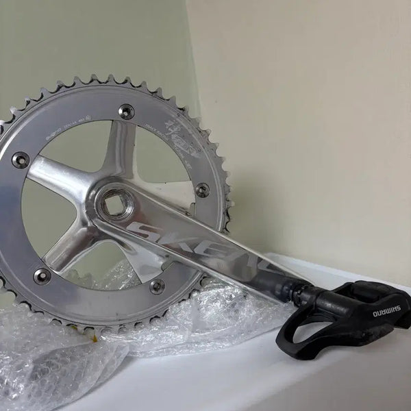 [BUNJANG] Sugino Zen 48T Crankset with Shimano BB / 스기노젠 신형 48t, 스케이스 크셋, 시마노 550, 시마노 비비 일괄 판/대
