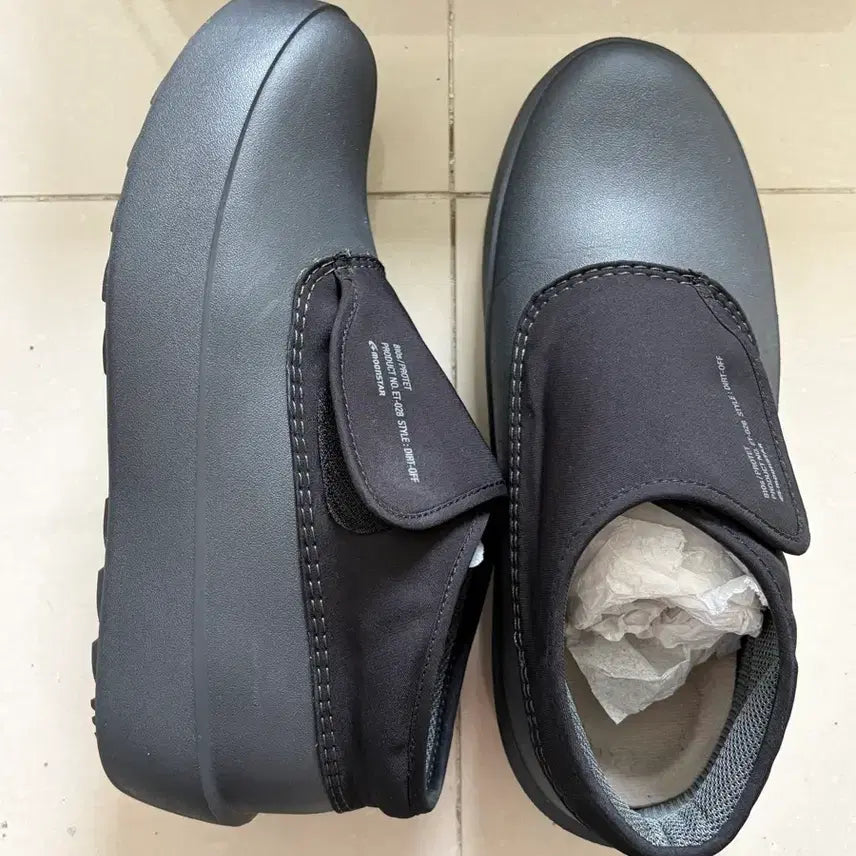 [BUNJANG] Moonstar Protec Black Rain Boots (Size 260) / 문스타 레인부츠 (810s ET028 프로테트 블랙 260)