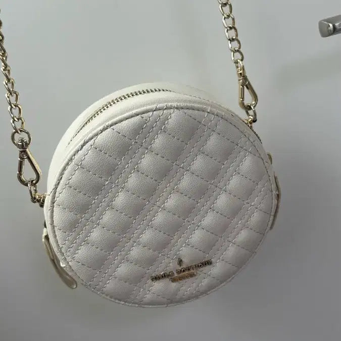 [BUNJANG] Faux Boutique London Round Crossbody Bag Ivory / 폴스부띠끄 런던 원형 크로스백 아이보리