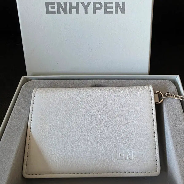 [BUNJANG] ENHYPEN Leather Card Holder / 엔하이픈 카드지갑