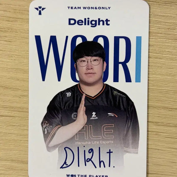 [BUNJANG] LCK Woori Bank Exclusive Photocard Hanwha Delight / LCK 우리은행 한정판 포토카드 한화 딜라이트
