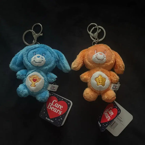 [BUNJANG] Care Bears Costume Plush Keyring Bundle Set (Blue/Orange) / 일괄ㅣ케어베어 토끼코스튬 인형 키링 블루/오렌지