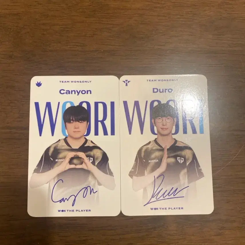 [BUNJANG] Gen.G LCK Woori Bank Canyon Duo Photocard / lck우리은행 포토카드 캐니언, 듀로
