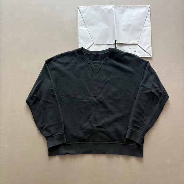 [BUNJANG] 25 Biz Beam Jumbo SB Sweatshirt DMGD Black / [4] 25 비즈빔 점보 SB 스웻 DMGD 블랙