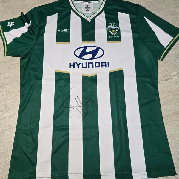 [BUNJANG] Jeonbuk Hyundai Motors FC Lee Seung-woo Signed Authentic Player Issue Jersey / 전북 이승우 친필 싸인 유니폼