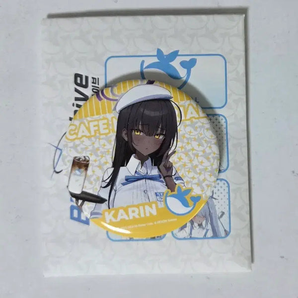 [BUNJANG] Blue Archive Cafe Memorial Karin Can Badge / 블루아카이브 카페 메모리얼 카린 캔뱃지