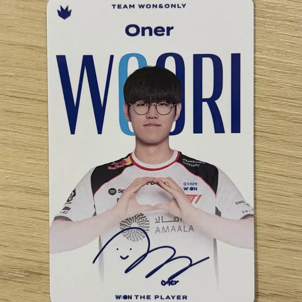 [BUNJANG] LCK Woori Bank Limited Edition Photocard T1 Oner / LCK 우리은행 한정판 포토카드 T1 오너