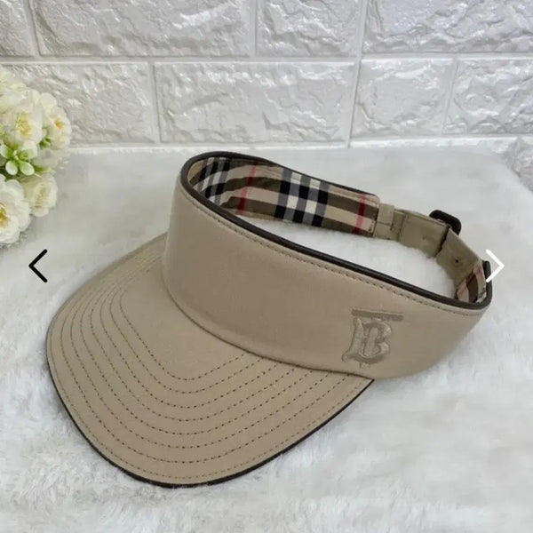 [BUNJANG] Burberry Authentic Beige Honey Sun Cap M / (새상품) 정품 버버리 썬캡 베이지 허니 M