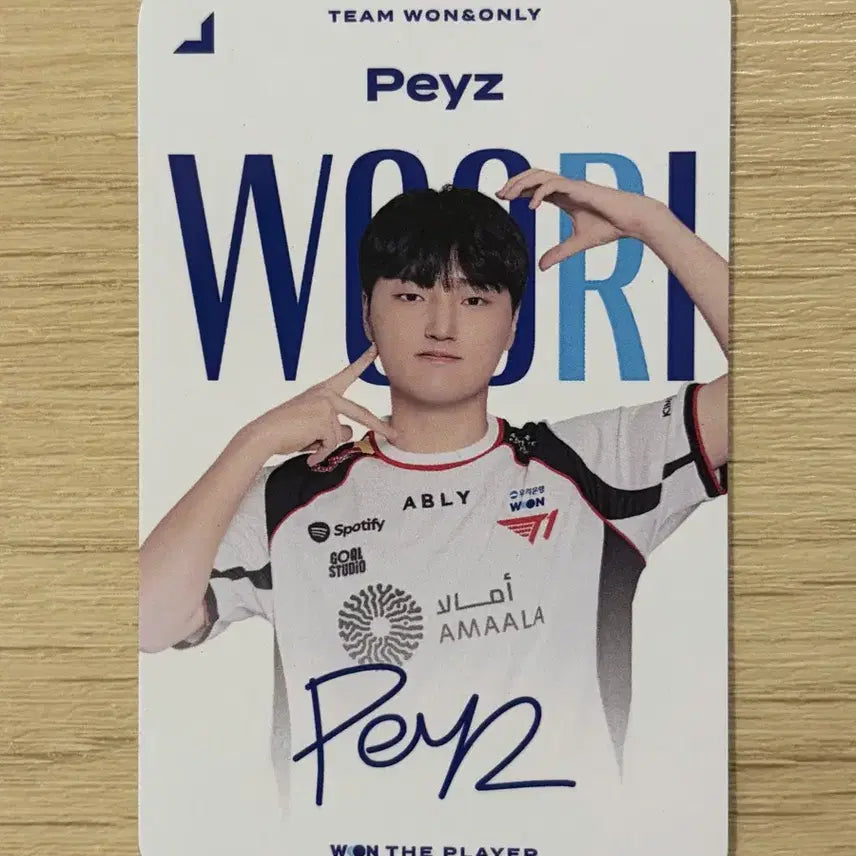 [BUNJANG] LCK Woori Bank Limited Edition Photocard Faker / LCK 우리은행 한정판 포토카드 T1 페이즈