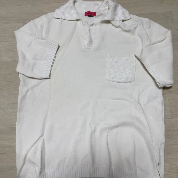 [BUNJANG] Umamung Short Sleeve Knit White / [L] 우마뭉 반팔 니트