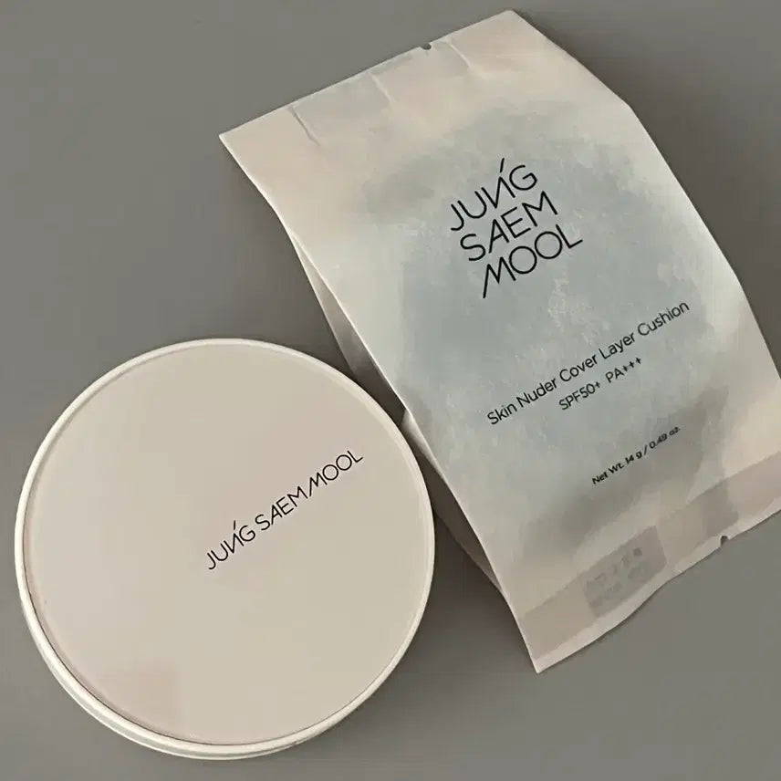 [BUNJANG] Jung Saem Mool Skin Nuder Cover Cushion / 정샘물 스킨 누더 커버 쿠션