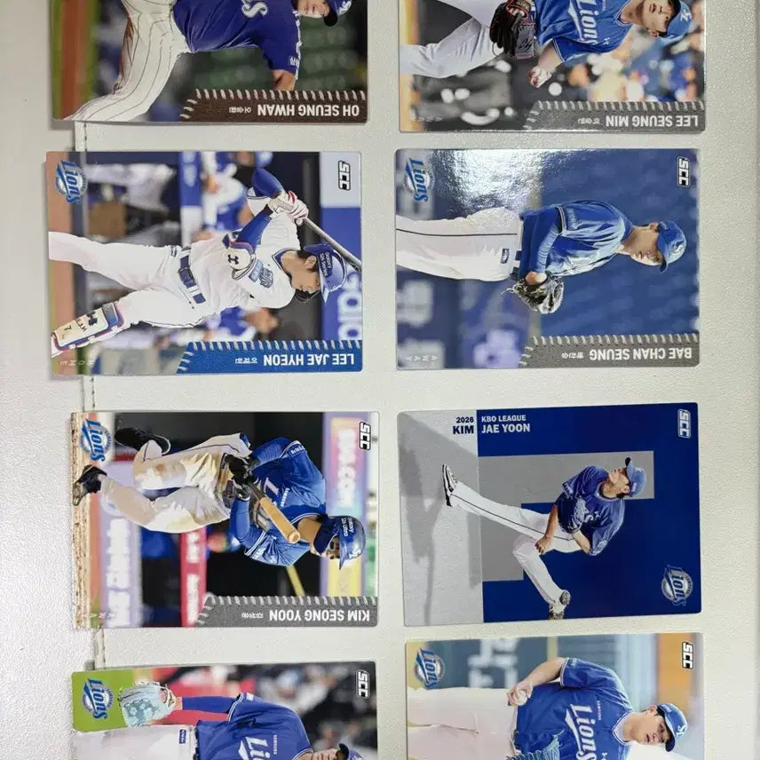 [BUNJANG] Samsung Lions KBO Baseball Cards Bundle Set / 삼성 라이온즈 KBO 카드 팝니다