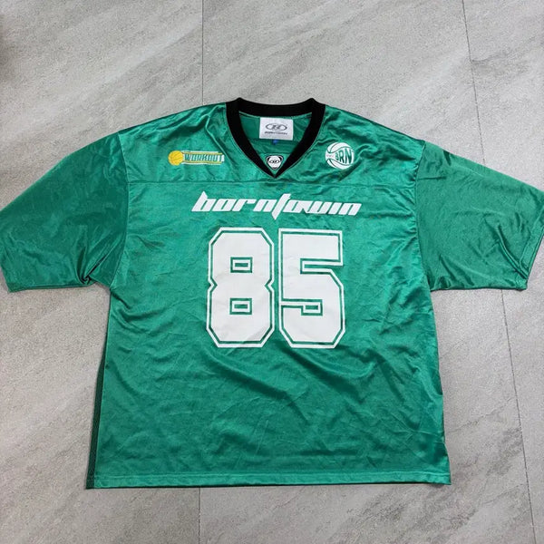 [BUNJANG] Born to Win Mesh Rugby Jersey Green Size 1 / 본투윈 메쉬 럭비저지 그린 1