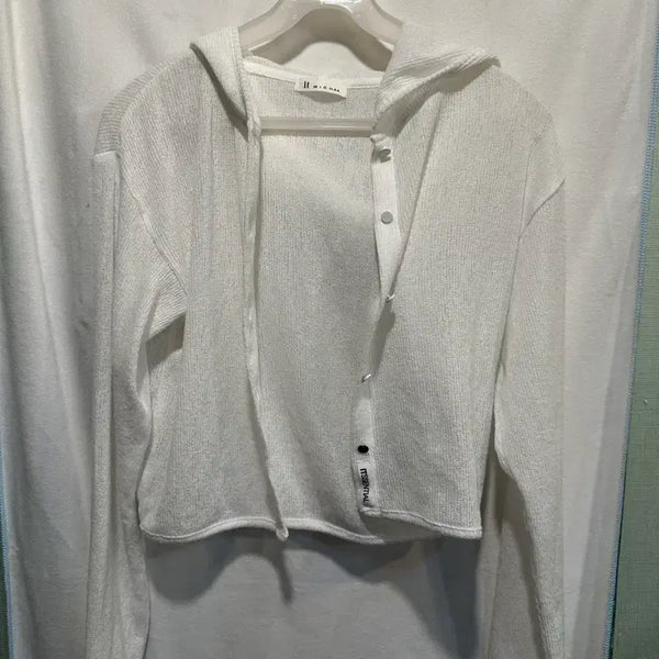 [BUNJANG] It Michaa Hooded Crop Cardigan / It michaa 잇미샤 후드 크롭 가디건