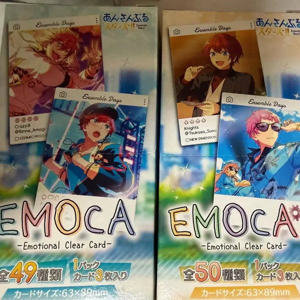 [BUNJANG] Ensemble Stars. Emotion Card Vol. 1 & 2 Bundle Set (Sealed) / 앙스타 에모카 1탄 2탄 미개봉 박스 일괄 파샤 카드