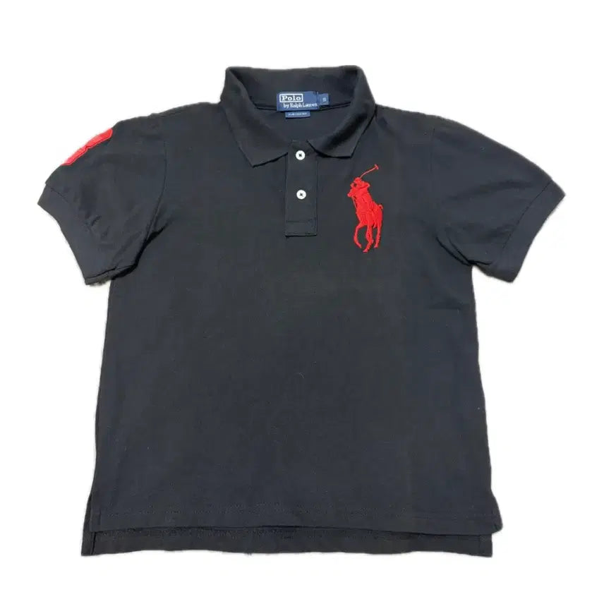 [BUNJANG] Polo Ralph Lauren Big Pony Short Sleeve Polo Shirt Black / 폴로 랄프로렌 빅포니 반팔 카라티 블랙