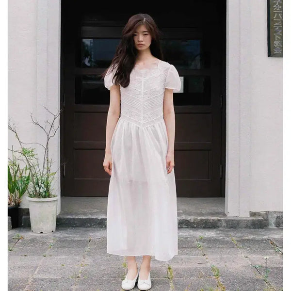 [BUNJANG] Fletta Mallorca Dress Ivory / (판매.교환)플레따 132 마요르카 드레스 아이보리 fletta mallorca dress