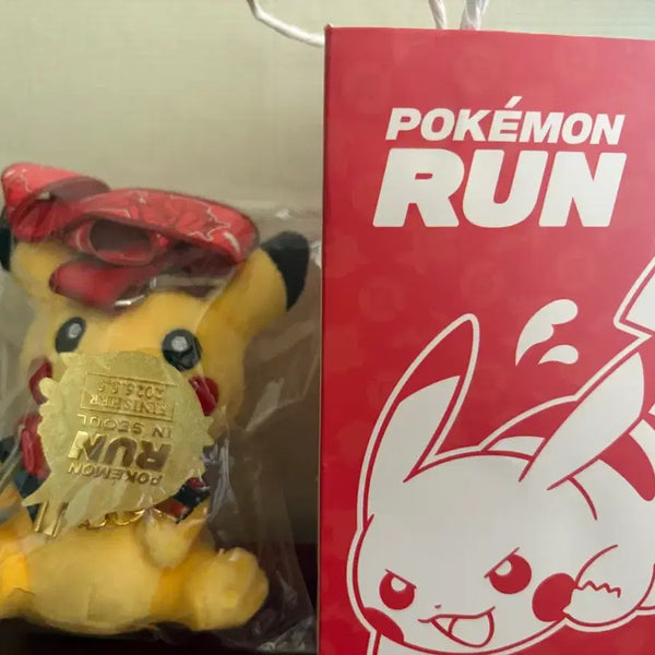 [BUNJANG] Pokemon Run Seoul Pikachu Gold Medal Set / 급처) 포켓몬런 피카츄 금메달