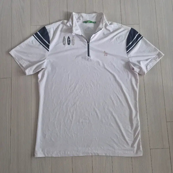 [BUNJANG] Hazzys Golf Half-Zip Golf Tee (Size 100) / 헤지스골프 반집업 골프티(100)