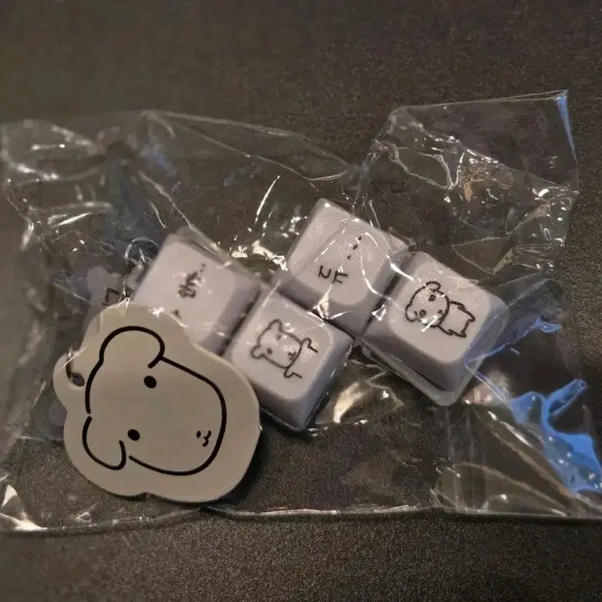 [BUNJANG] Ganadi 4-Keycap Keychain / 가나디 키캡 키링