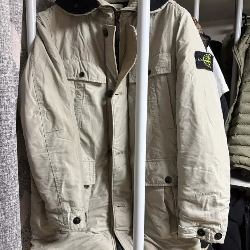 [BUNJANG] Stone Island Microplush Primaloft Padded Jacket M / 스톤아일랜드 마이크로랩스 프리마로프트 패딩 M