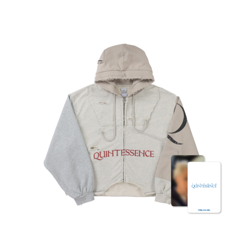 [BUNJANG] TAEYANG Quintessence Official Zip-Up Hoodie Set / 태양 퀸터센스 굿즈 집업 ZIP-UP HOODIE SET - QUINTESSENCE OFFICIAL MERCH