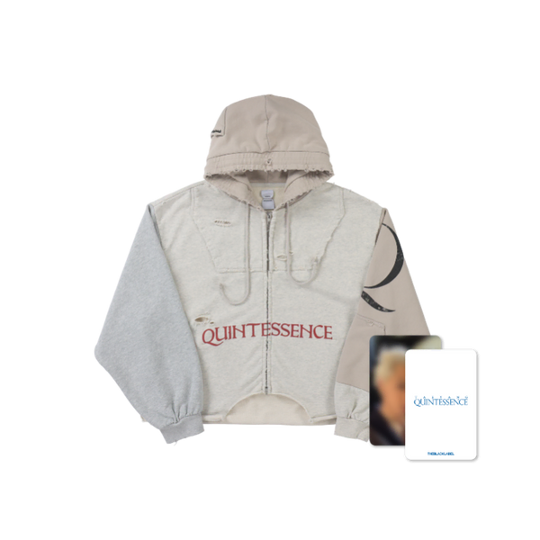 [BUNJANG] TAEYANG Quintessence Official Zip-Up Hoodie Set / 태양 퀸터센스 굿즈 집업 ZIP-UP HOODIE SET - QUINTESSENCE OFFICIAL MERCH
