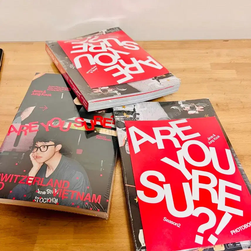 [BUNJANG] BTS Jungkook x Jimin 'Are You Sure?' Season 2 Photobook (Sealed) / BTS 정국 x 지민 Are you sure 2 포토북 새상품 미개봉