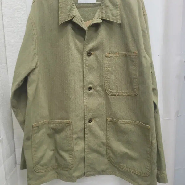 [BUNJANG] Outstanding Work Jacket Khaki / 아웃스탠딩 워크 자켓 카키