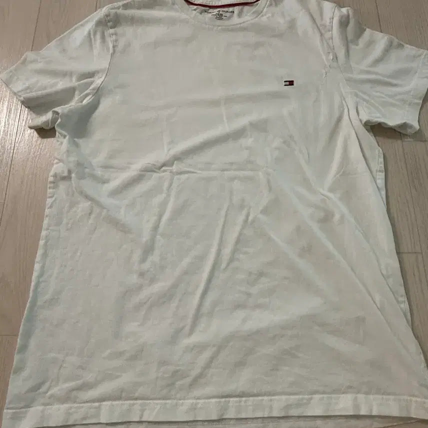 [BUNJANG] Tommy Hilfiger Short Sleeve T-Shirt White / 타미힐피거 반팔티 흰색