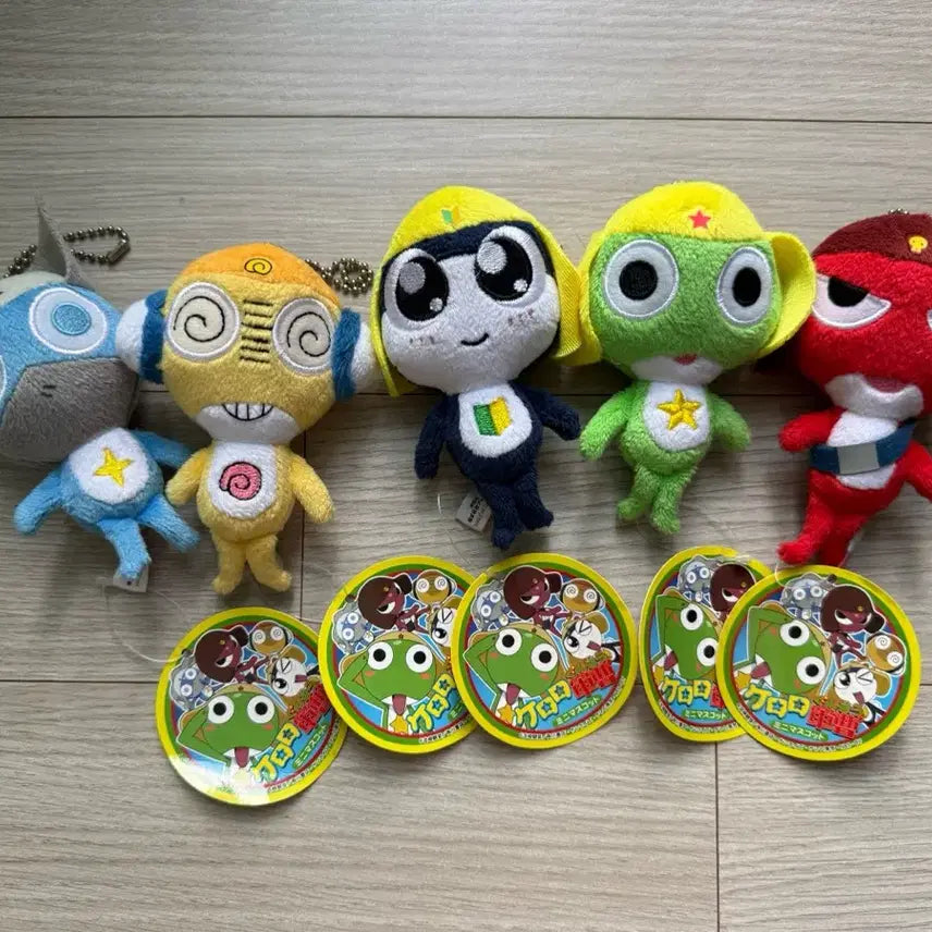 [BUNJANG] Keroro Platoon Plush Set / 일괄만) 케로로 소대 인형