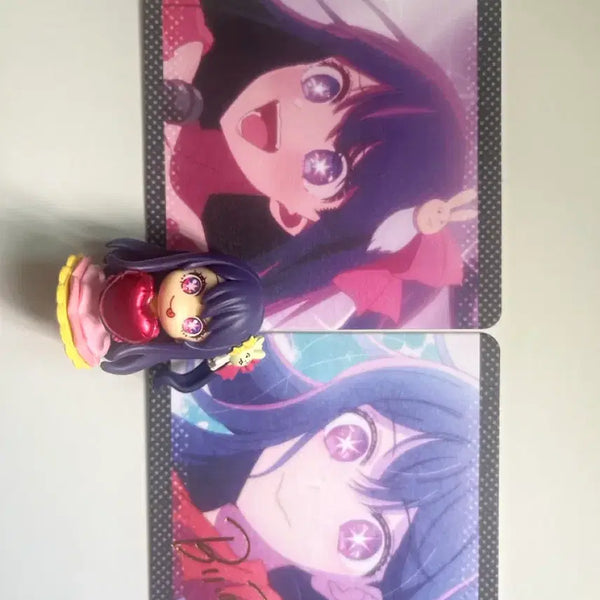 [BUNJANG] Oshi no Ko Hoshino Ai Gachapon Figure & Coaster Bundle / 최애의 아이 호시노 아이 코스터,금박 사인코스터&호시노아이 가챠피규어 일괄