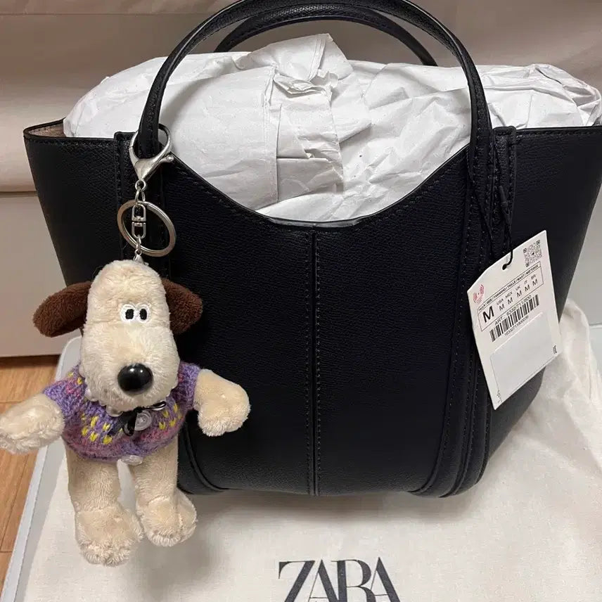 [BUNJANG] ZARA Topstitching Mini City Bag / 자라 톱스티칭 미니 시티백 (새상품)