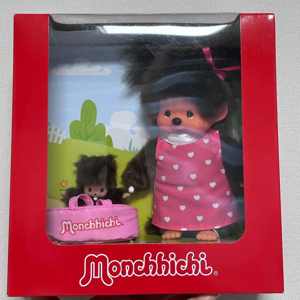 [BUNJANG] Monchhichi Mom and Baby Set / 몬치치 엄마와 아기 세트